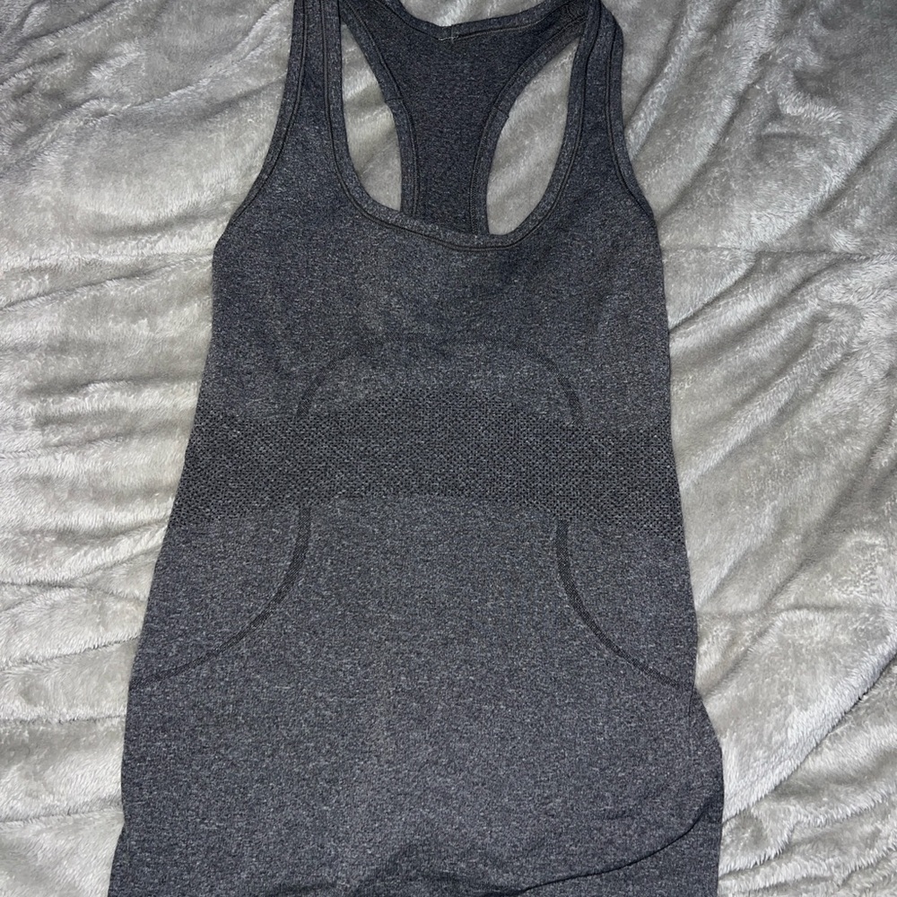 Lululemon Athletica Dark Grey Swiftly Tech Tank Top